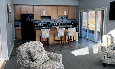 BELFOR Training Facility Dining Area